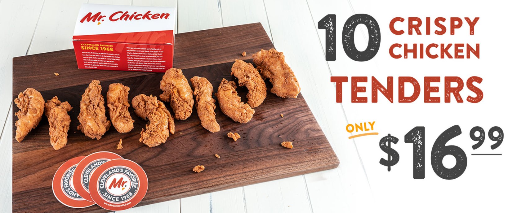 10 pieces of chicken tenders
